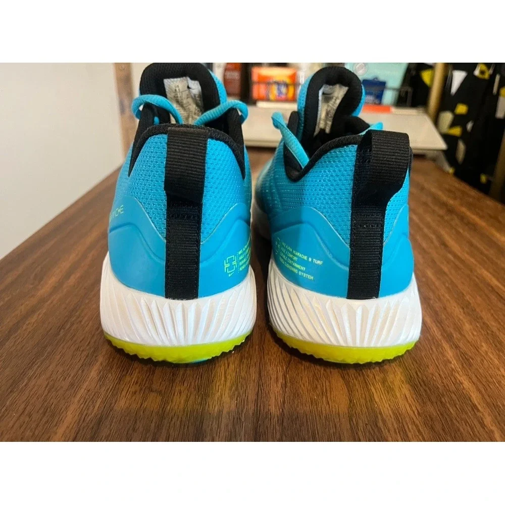 Nike Alpha Huarache 8 Pro TF Lacrosse Turf Sneaker 8.5 Blue Outdoors Sporty